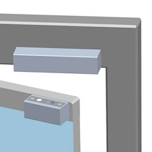 電插鎖內(nèi)開(kāi)式窄框門專用鎖夾